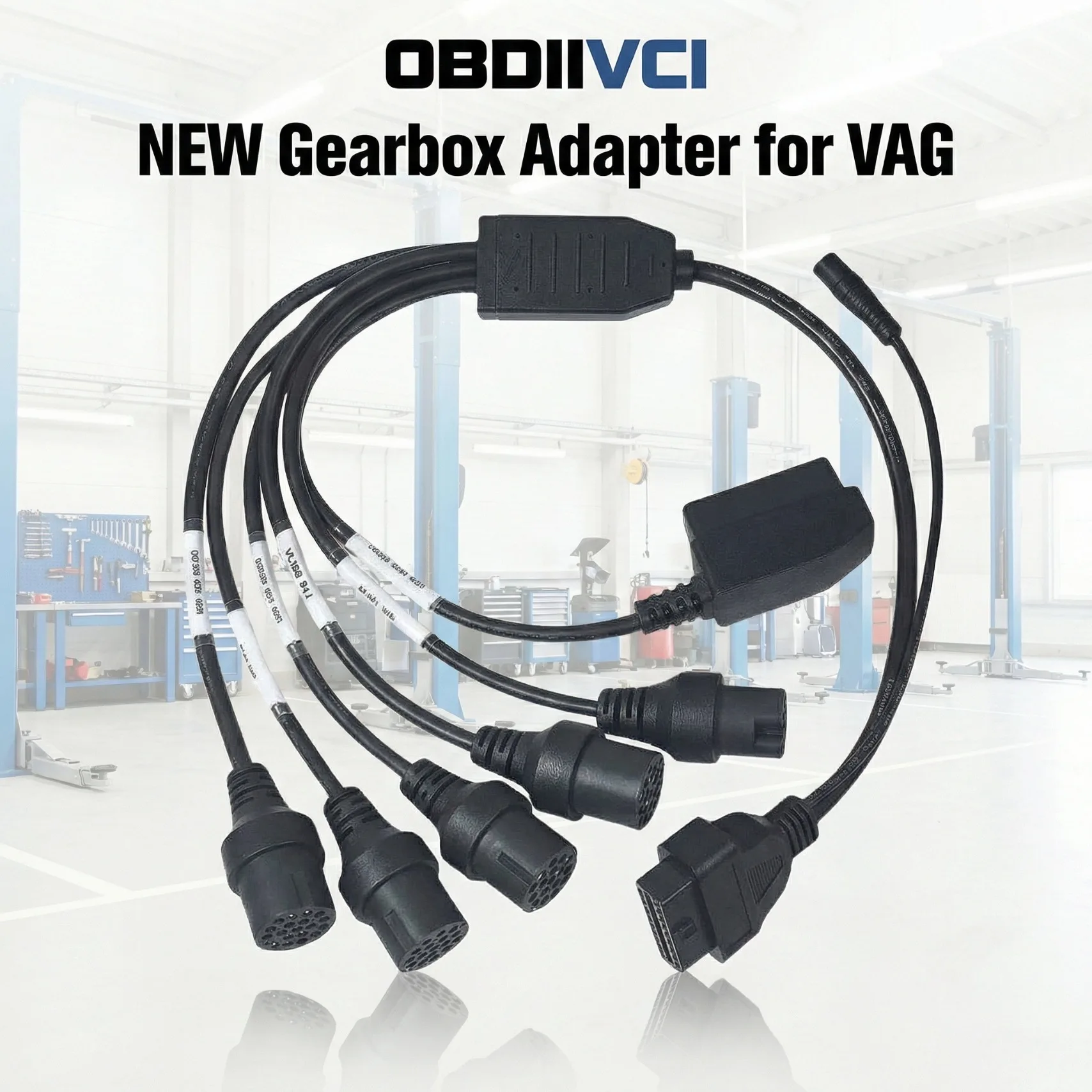2024 New Arrival V-A-G Gearbox Adapter for DQ250 DQ200 VL381 Read and Write Work for VA-G Gearbox Adapter Cables Read