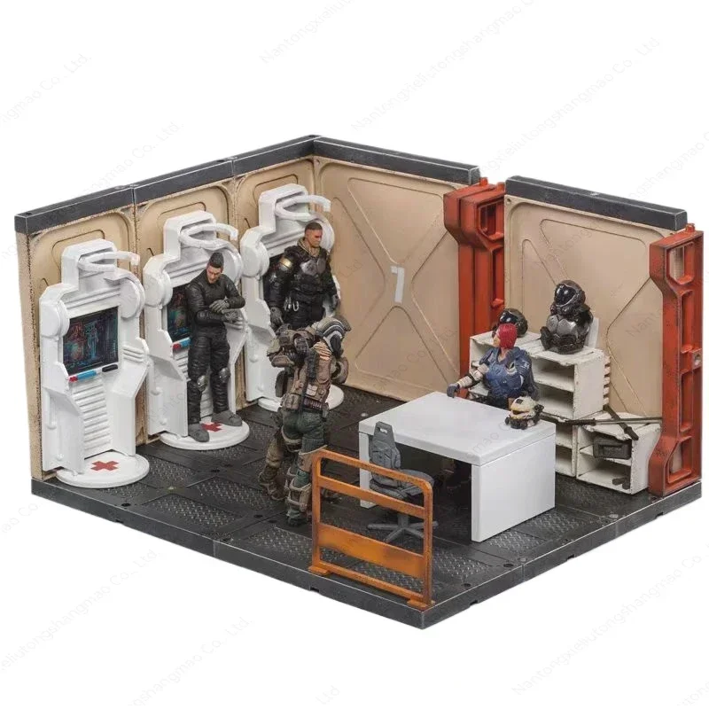 Diorama Mecha Depot พื้นที่การแพทย์อะนิเมะโมเดลของเล่น