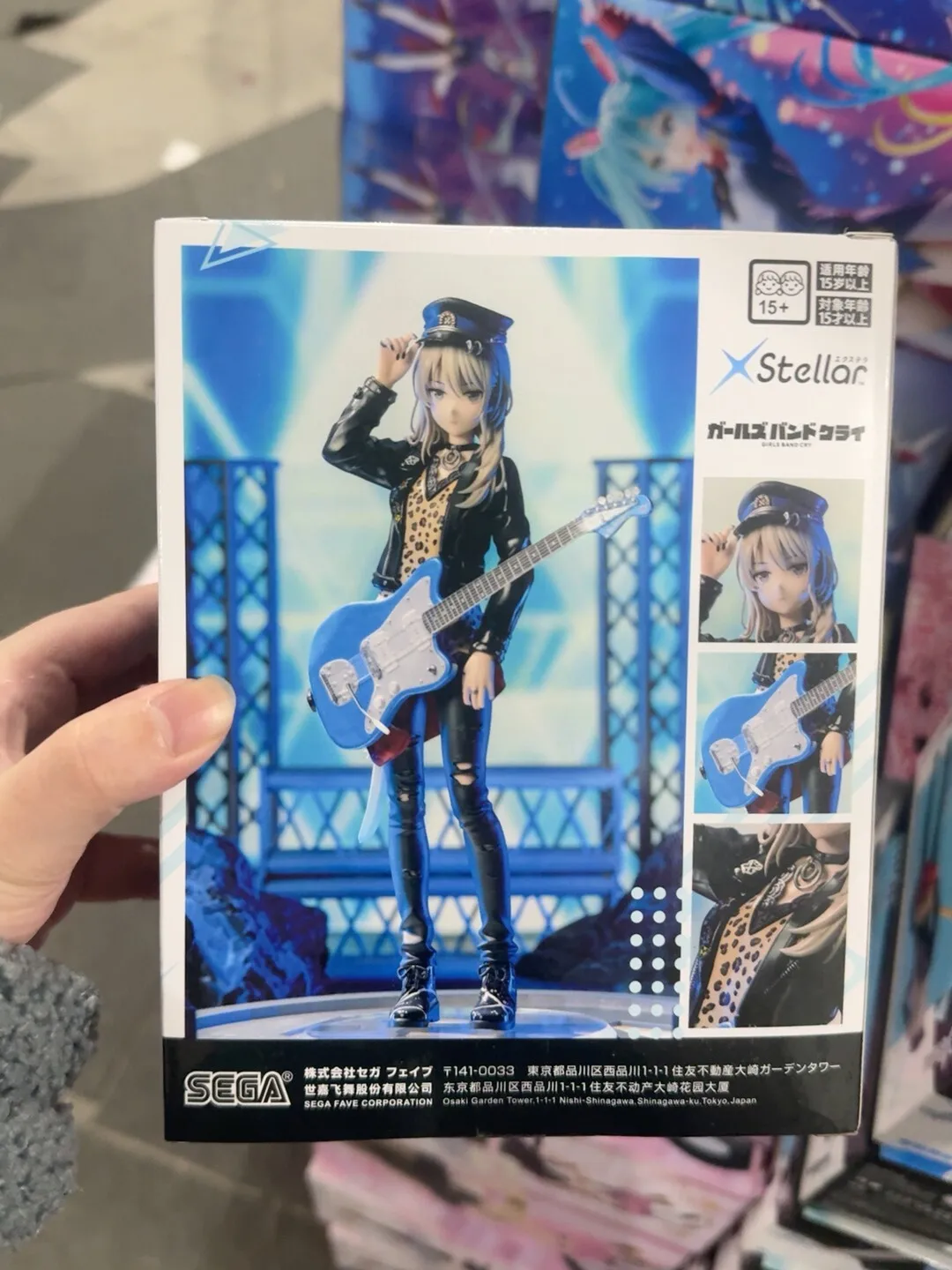 

Original XStellar GIRLS BAND CRY Momoka Kawaraki Anwa Subaru Nina Iseri Anime Cartoon Doll Girl Model Ornament