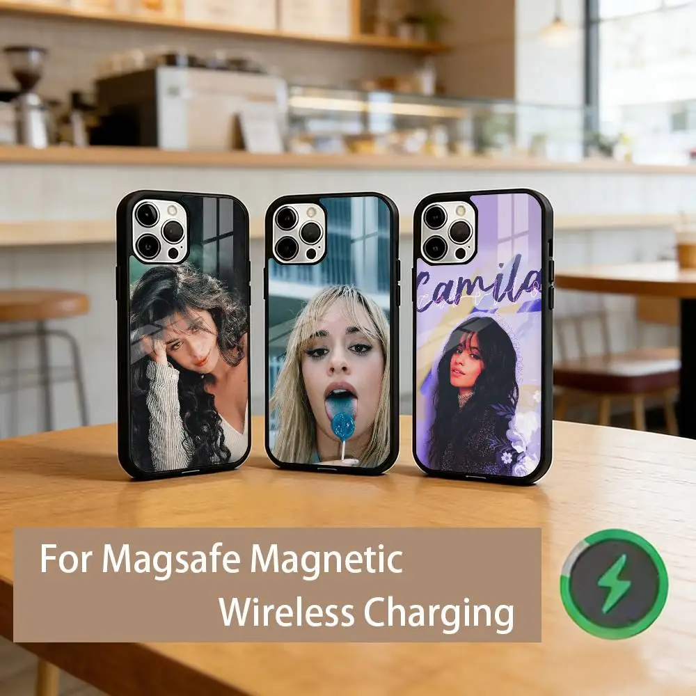 

C-Camila C-Cabello Singer Phone Case For iPhone17,16,15,14,13,12,11 Plus,Pro Magnetic with Magsafe Wireless Charging