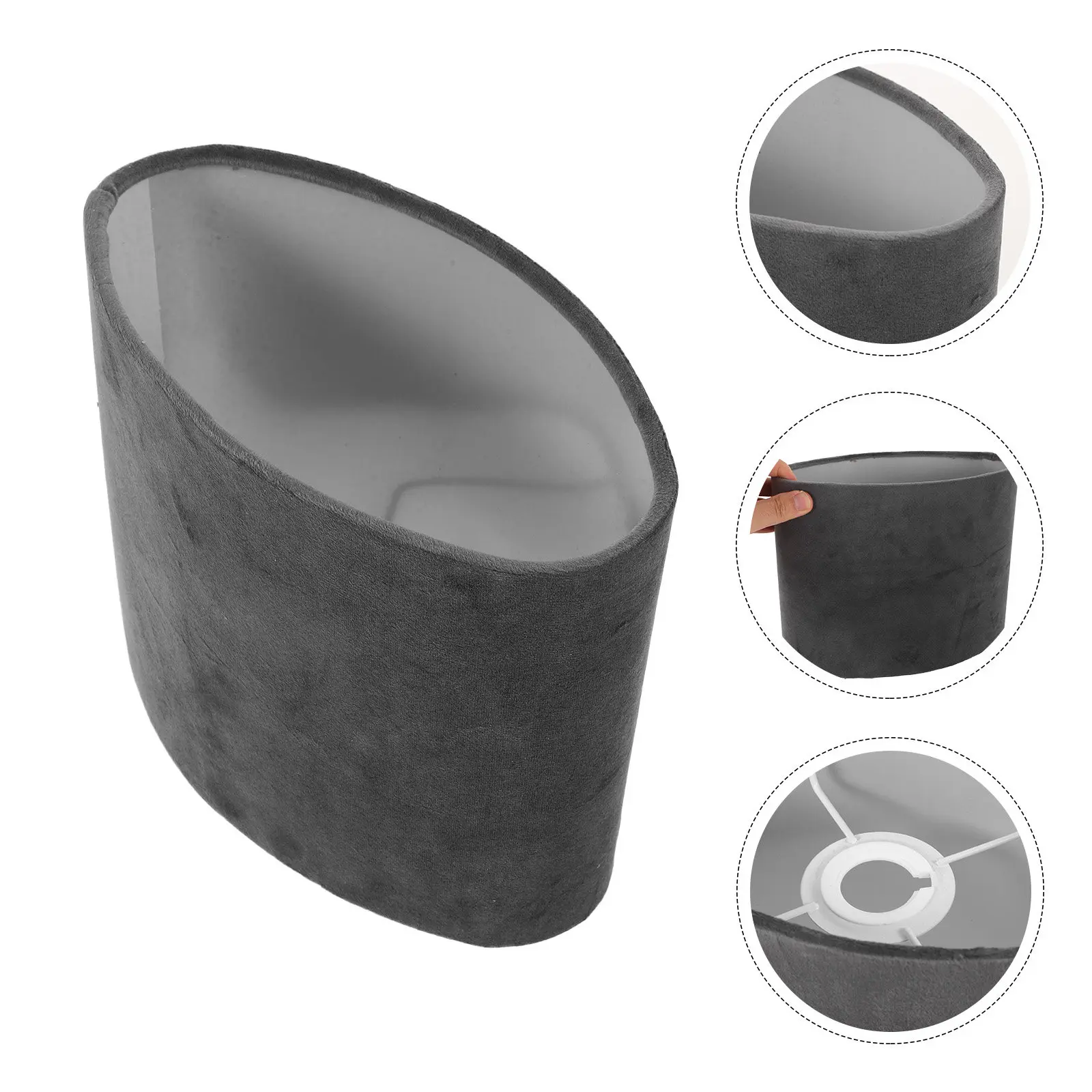 

Oval Fabric Lamp Shade Lampshade Cloth Floor Light Cover Home Table Lamp Replacement Lampshade Lampshades for Floor Lamps