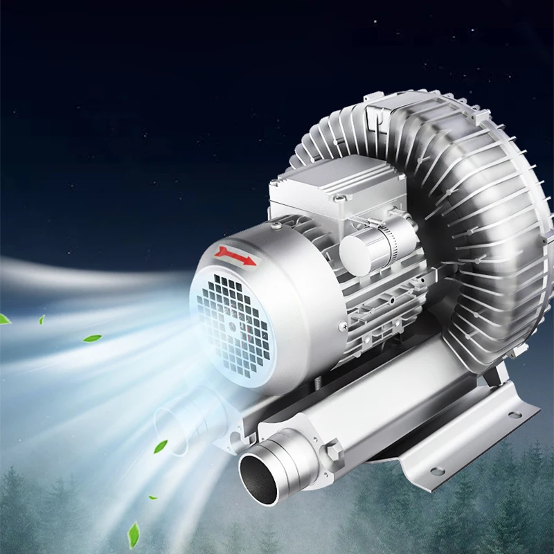 Strong Suction Industrial Air Blower | 220V Roots Turbine High Pressure Vortex Pump