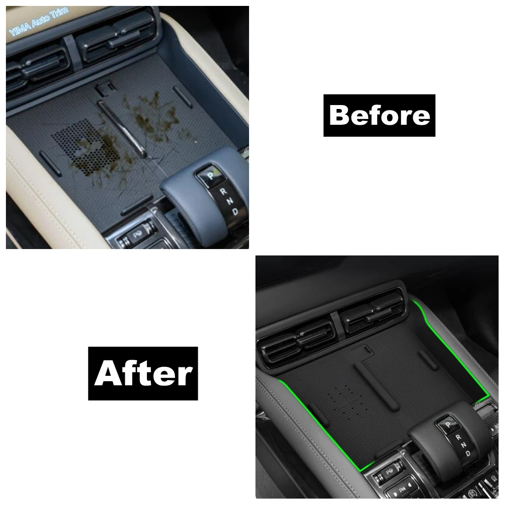 

Central Console Wireless Charging Silicone Protective Pad Automotive Decoration Accessories Cover For BYD Leopard 5 2024 2025