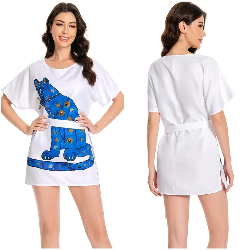 

CyAnni Cosplay Costume Agnetha Girl Disguise Anni-Frid Agnetha Cat Dress Movie 70s Women Costume Vintage Dress T-shirt Outfits