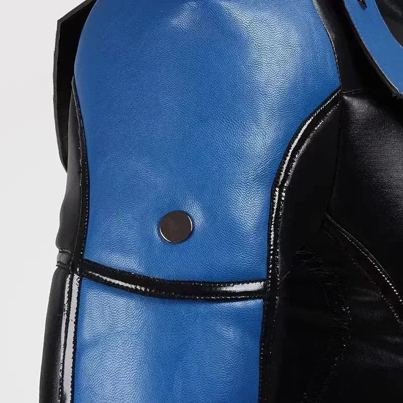 게임 배트 아캄 시티 의상 코스프레 의상 딕 그레이슨 롤플레잉 바디수트 할로윈 카니발 의상 신발 커버 포함,7;k'