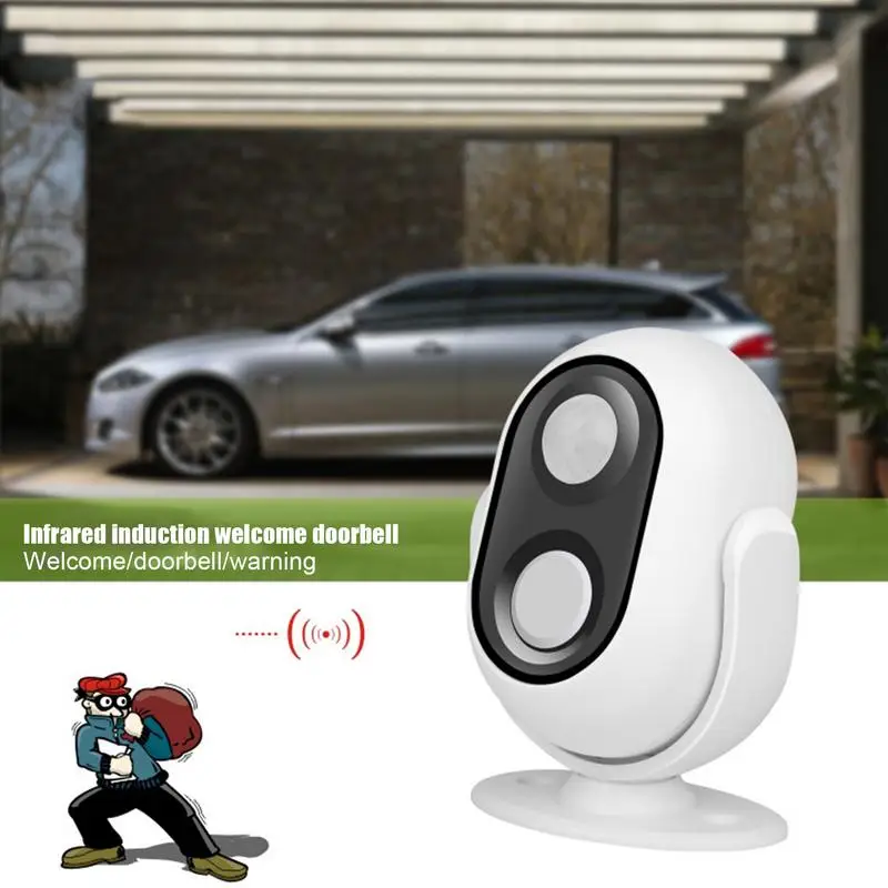 Imagem -02 - Porta Motion Sensor Bem-vindo Chime Entrada Chime Sound Player Greeter Guest Bell Bem-vindo Dispositivo para Loja Supermercados Casa