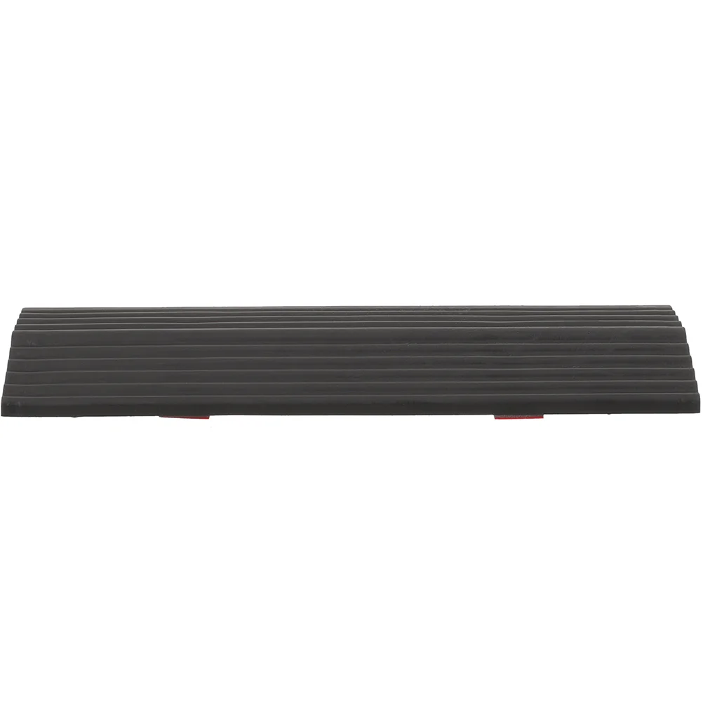 

2pcs Black Climbing Mats for Robot Vacuum Door Step Small Ramps DIY Plastic Pad Anti Skid Durable Home Bathroom Health