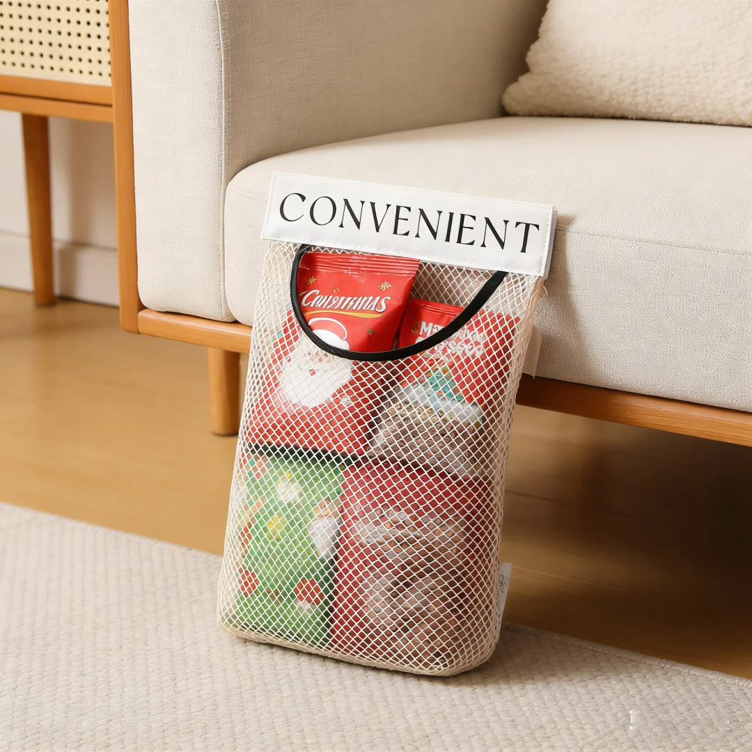 Travel Laundry Bags Set, 5 Pcs for Dirty Clothes Separation. Washable Mesh, 24x9x1cm, Portable