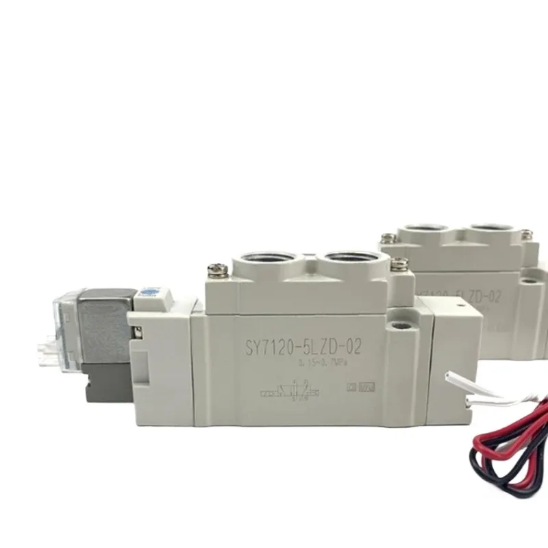 Pneumatic Solenoid Valve SY5120-5LZD-01 5LZ 5LD 5L 5LOZ 5LOUD C4 C6 C8 F2-Q for Industrial Automation System