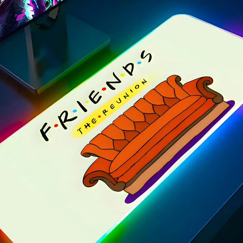 

Friends TV Show Mouse Pad RGB Backlit Mouse Pad Laptop Mouse Pad Laptop Gamer Computer Desk Gaming Accessories