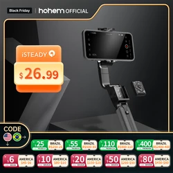 Hohem iSteady Q Handheld Gimbal Stabilizer Phone Selfie Stick Extension Rod Adjustable Tripod with Remote Control for Smartphone