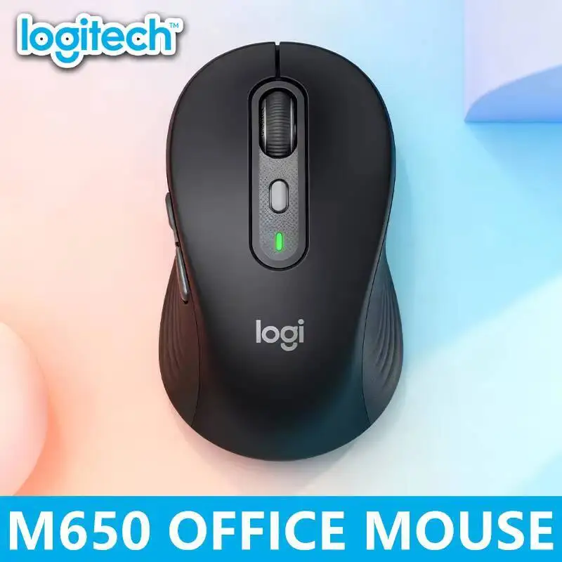 

Беспроводная мышь Logitech M750, эргономичный дизайн, многоустройство, Bluetooth и бесшумный щелчок 2,4 ГГц для офиса, домашнего ПК, ноутбука