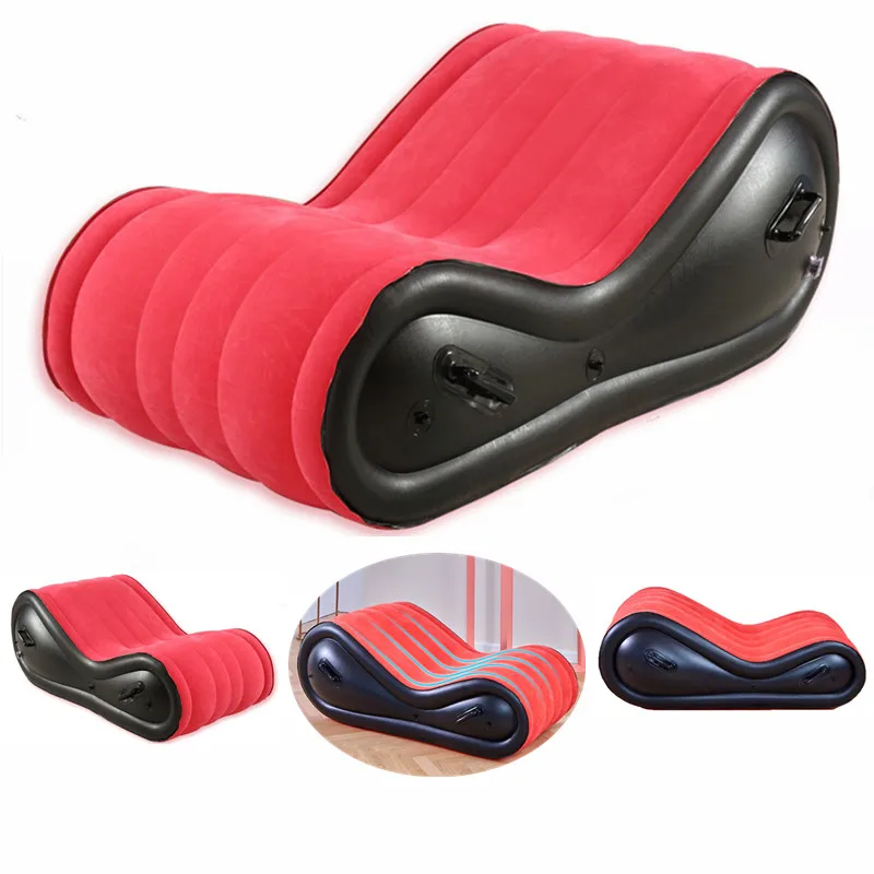 

Free Shipping Inflatable Cushions Folding Sofa Bed Bearing 300KG PVC Sitting Cushion Body Sleeping Pillows Furniture Chair