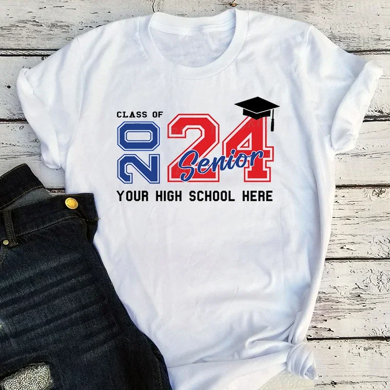 

Graduation Shirts 2024 Graduate Shirt Senior 2024 Classmates Gift Custom Graduation Tops Graduation Party Tee m