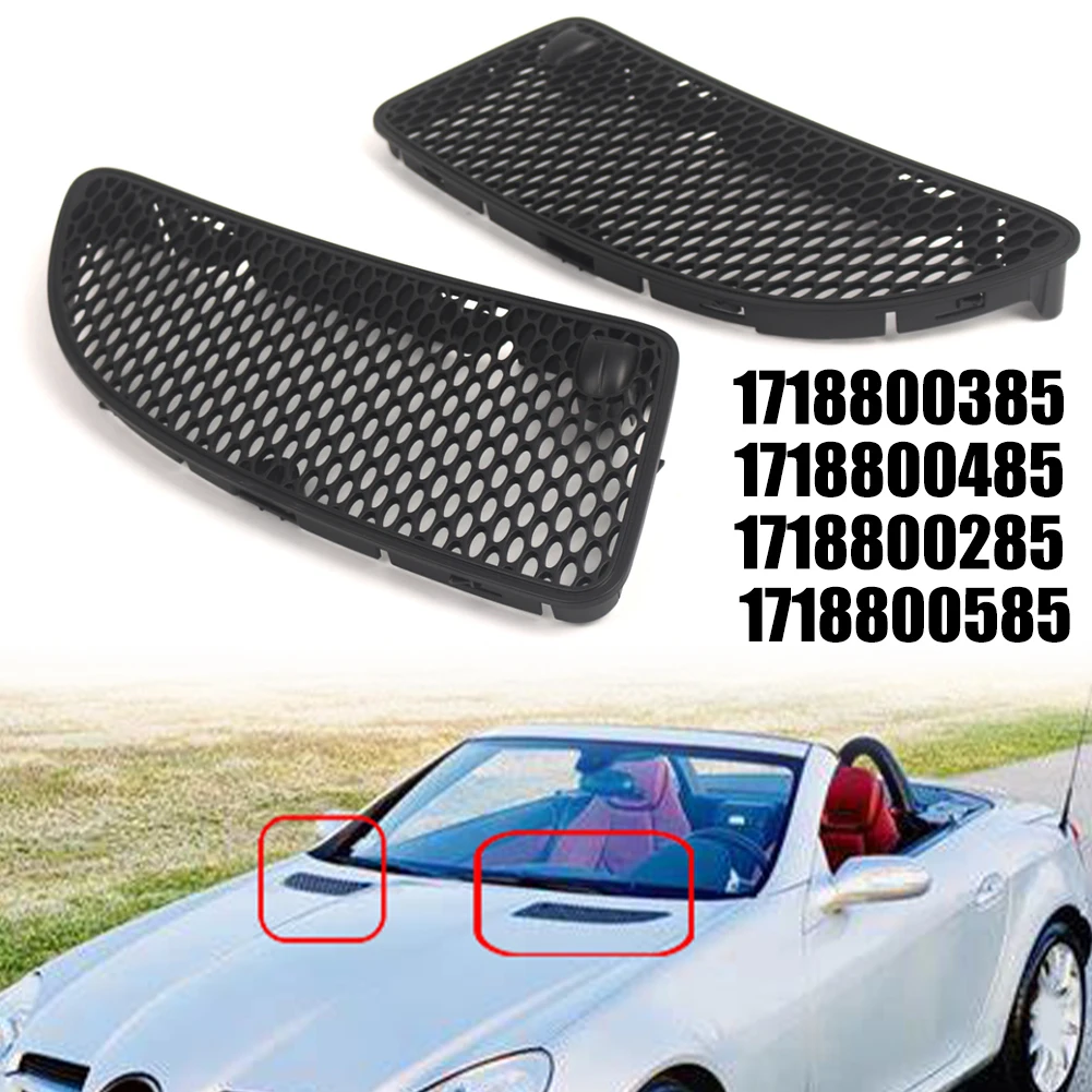 Car Hood Ventilation Matte Black Hood Cover Anti-Corrosion Design Practical And Reliable Car Hood Ventilation Cover