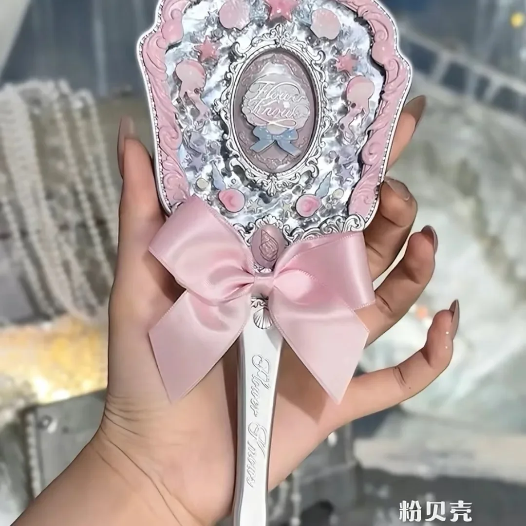 Flower Knows Shells Jelly Series Handspiegel Limited Wit Blauw Roze Chocolade Fee Spiegel