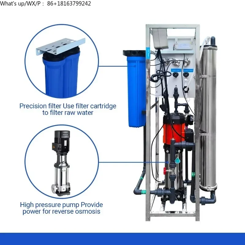 

2025 Mini RO Water Plant Reverse Osmosis Water Filter System for Wholehouse Water Filtration