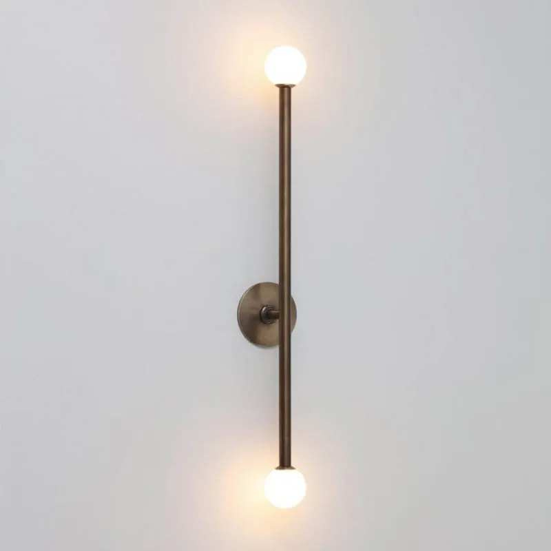 Nordic Minimalist Linear Wall Lamp Bedroom Bedside Background Wall Hallway Stairwell Decorative Wall Lamp