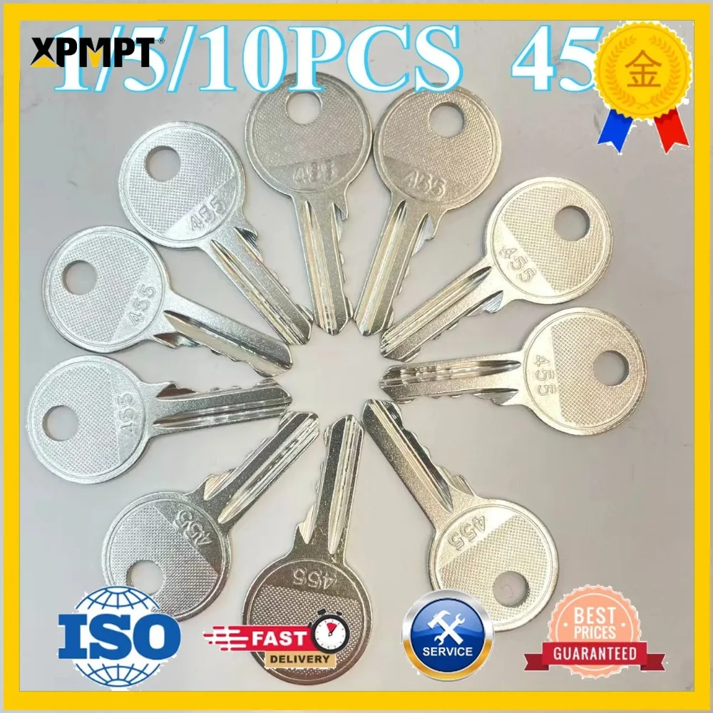1/5/10PCS Ignition Keys 455 key 104466 for Skyjack Genie JLG Snorkel Baco Parts