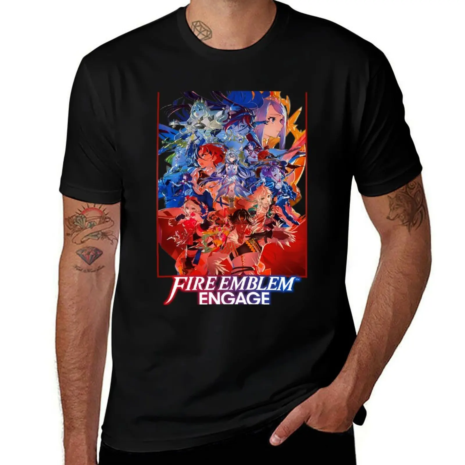 All Times From Game/Fire Emblem Engage T-Shirt Retro Graphic Print T-Shirt