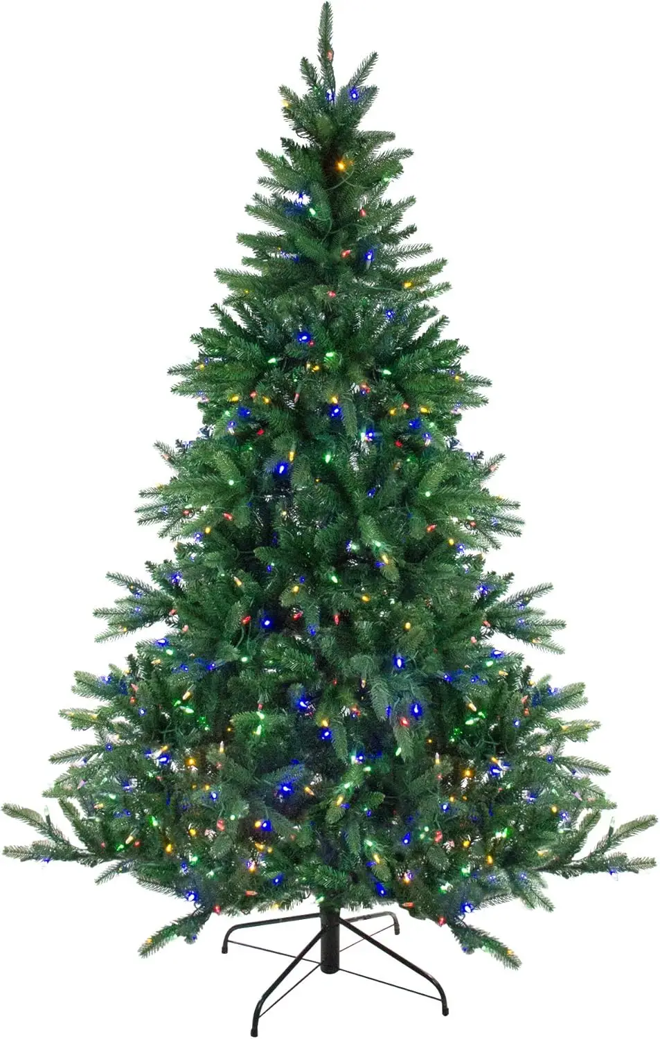 12' Pre-Lit LED Instant Connect Noble Fir Artificial Christmas Tree - Dual Lights