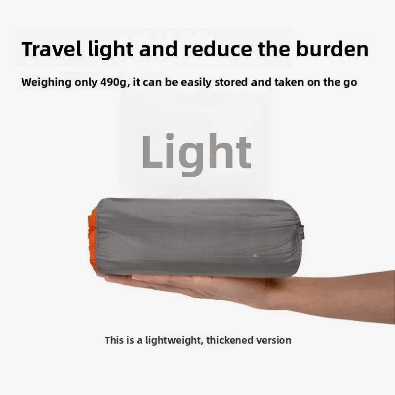 Outdoor camping moisture-proof mattress, lightweight hiking mattress floor mat, tent thickened inflatable sleeping mat