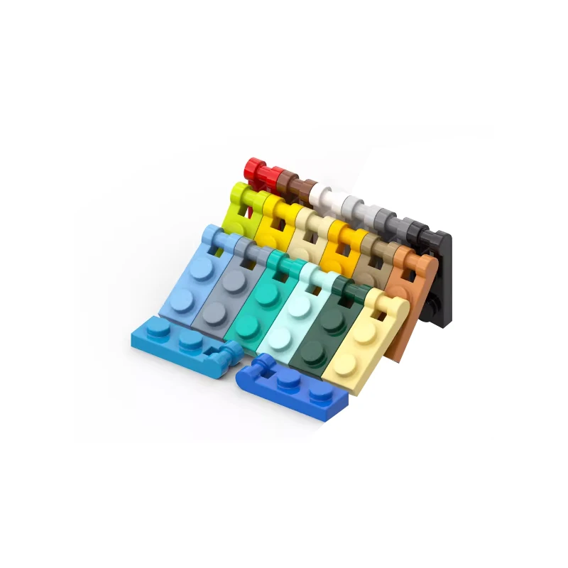 60 pz MOC componente del blocco di costruzione 604781x2 bordo incernierato su un solo lato con maniglia, tecnologia regalo giocattolo per bambini fai da te
