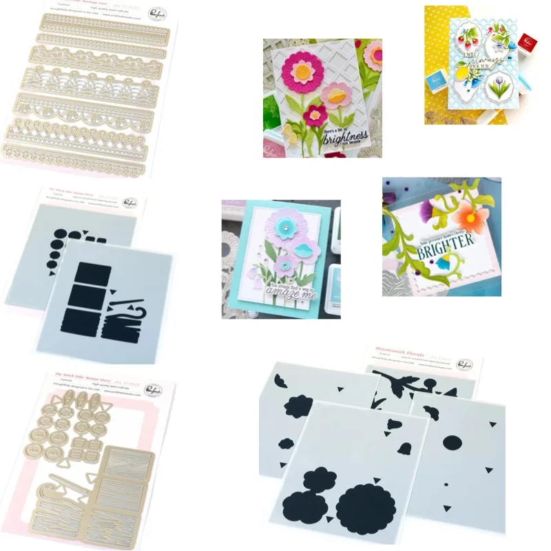 Trailing Grace Bloom smith Floral Stencil And Dies New Arrival 2026 Scrapbook Diary Decoration Stencil Embossing Template DIY