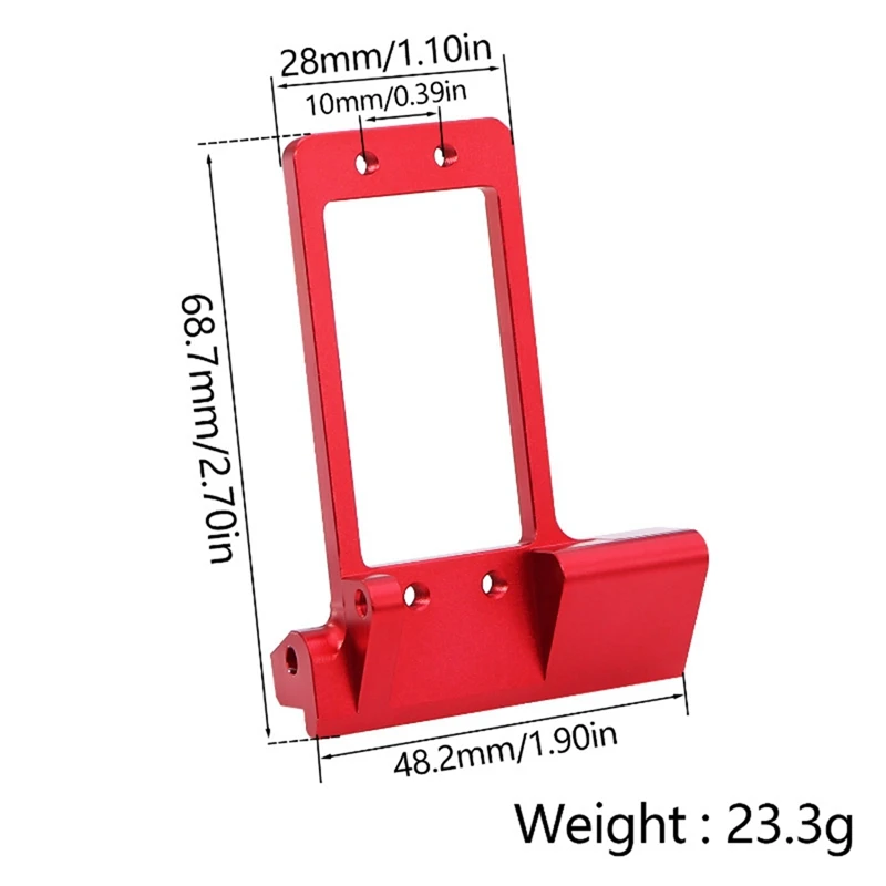 Essieu avant BAT Servo Mount pour 1/10 RC Inoler Car, Credible F9 DIY