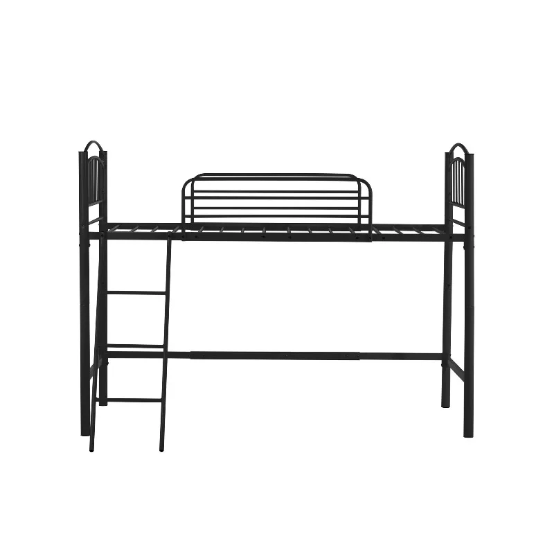 Attic bed tube bed sheet wooden storage Nordic wind room