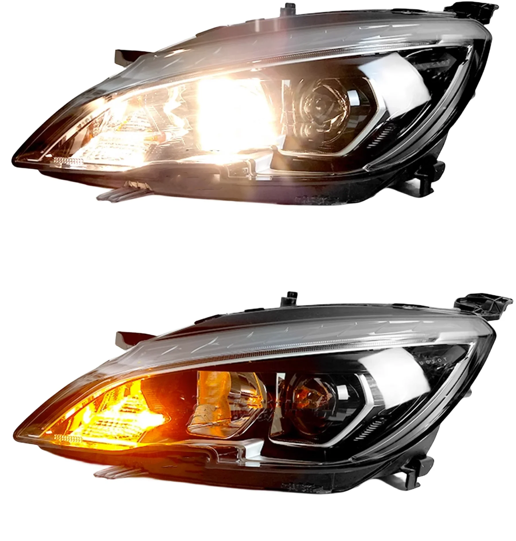 

Передняя фара автомобиля для Peugeot 408 14-19 DRL, дневные ходовые огни, указатель поворота
