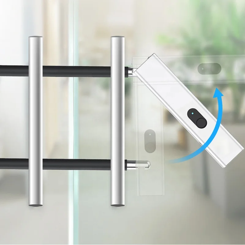 رائجة البيع الذكية بصمة زجاج الباب قفل الإلكترونية هوك قفل USB تهمة U شكل قفل دراجة قفل الدراجة #6