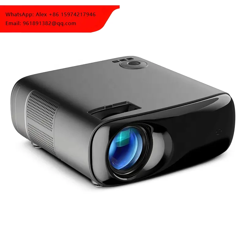 

Мини-проектор TRANSJEE на Android с поддержкой 4K UHD, 800 ANSI люмен, A76, для домашнего кинотеатра, офиса и образования, Wi-Fi, вилка стандарта США, 2 ГБ ОЗУ