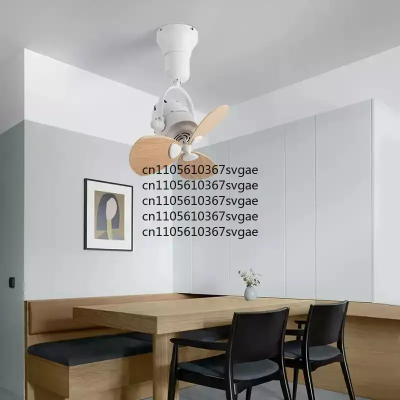 Bedroom Study Indoor Cooling Quiet Low Profile Mini Ceiling Fan Silent Small Space Corner Mount Fan