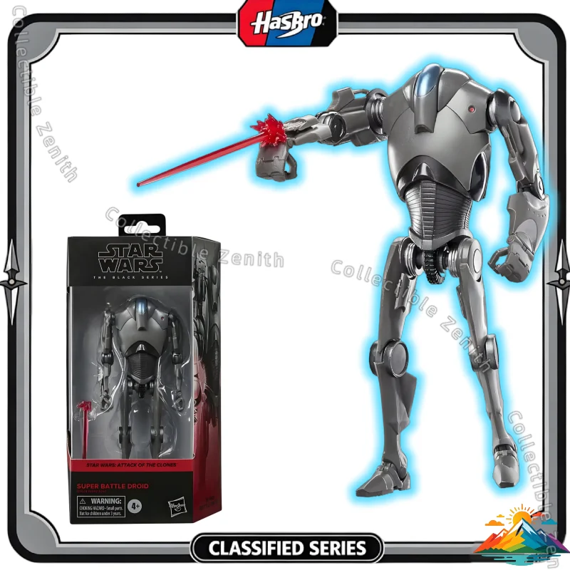 【spot-goods】hasbro-6-inch-star-wars-super-battle-droid-b2-droid-the-black-series-clone-wars-detailed-action-figure-collectible