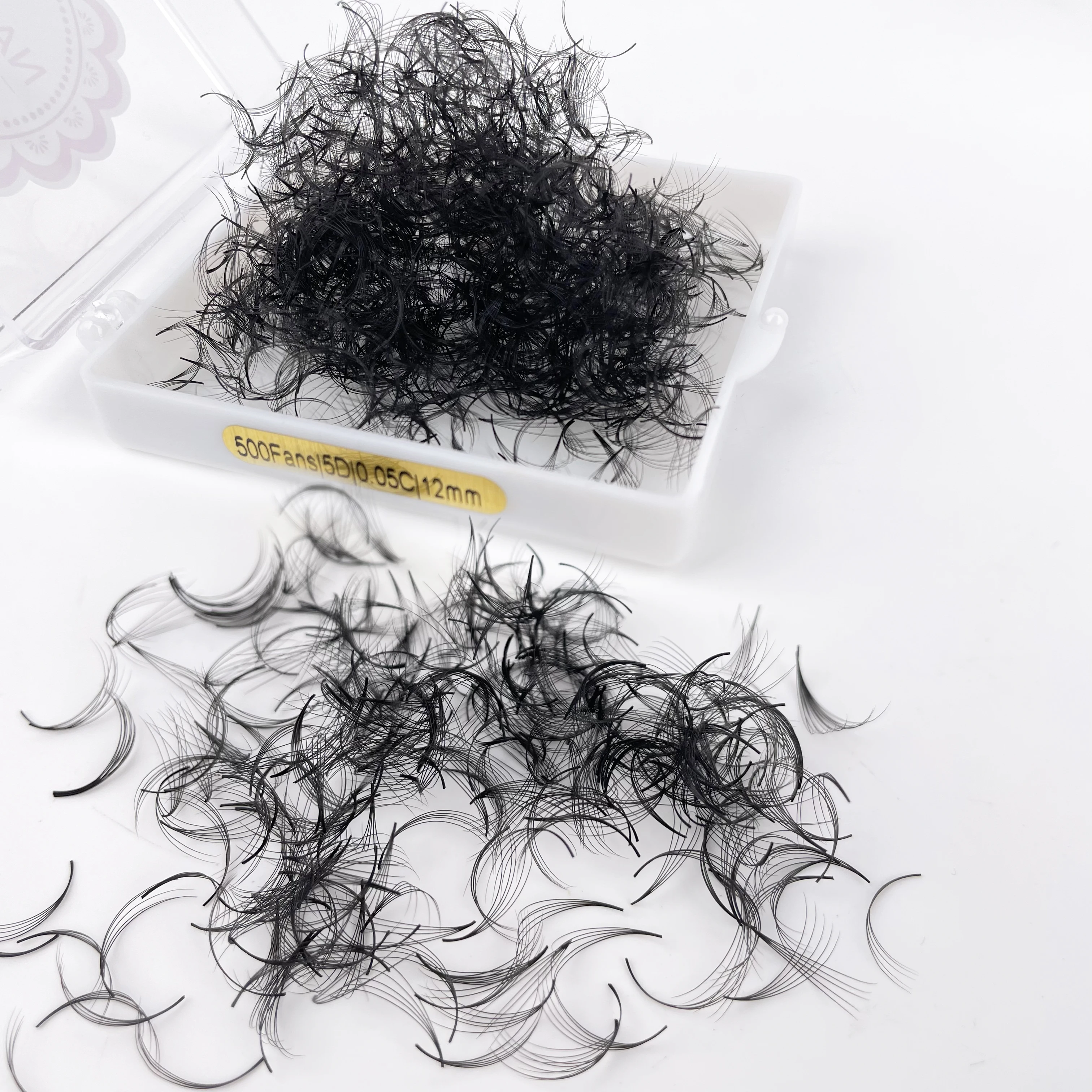 Narrow Loose Fans Lashes 4D 5D - Eyelash Extension Medium review and price