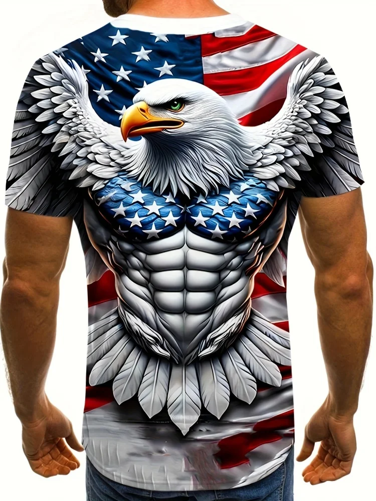 Men’s 3D Eagle Graphic T-Shirt 2