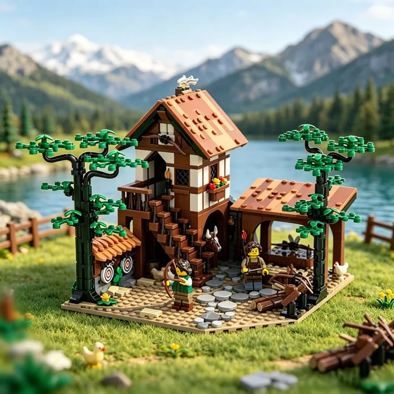 blocchi-da-costruzione-diy-fortezza-medievale-del-cavaliere-leone-campo-di-tiro-con-l'arco-scena-di-guerrieri-antichi-fattoria-casa-sull'albero-modellini-giocattolo-regalo