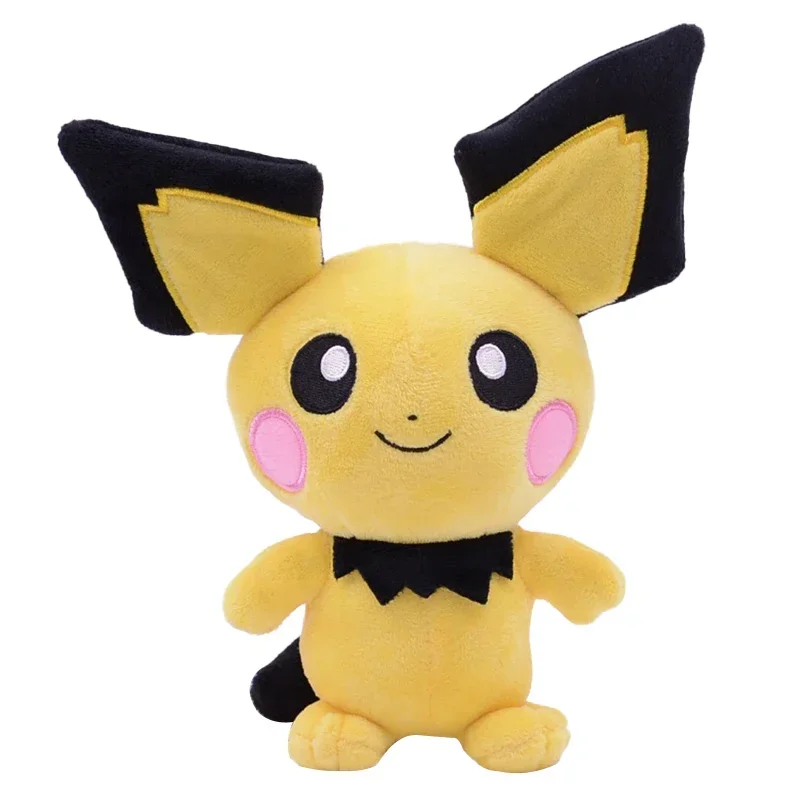 

18-22cm Pikachu Pokemon Plush Soft Stuffed Toy Pichu Charmander Bulbasaur Squirtle Psyduck Eevee Small Sleeping Children Gift
