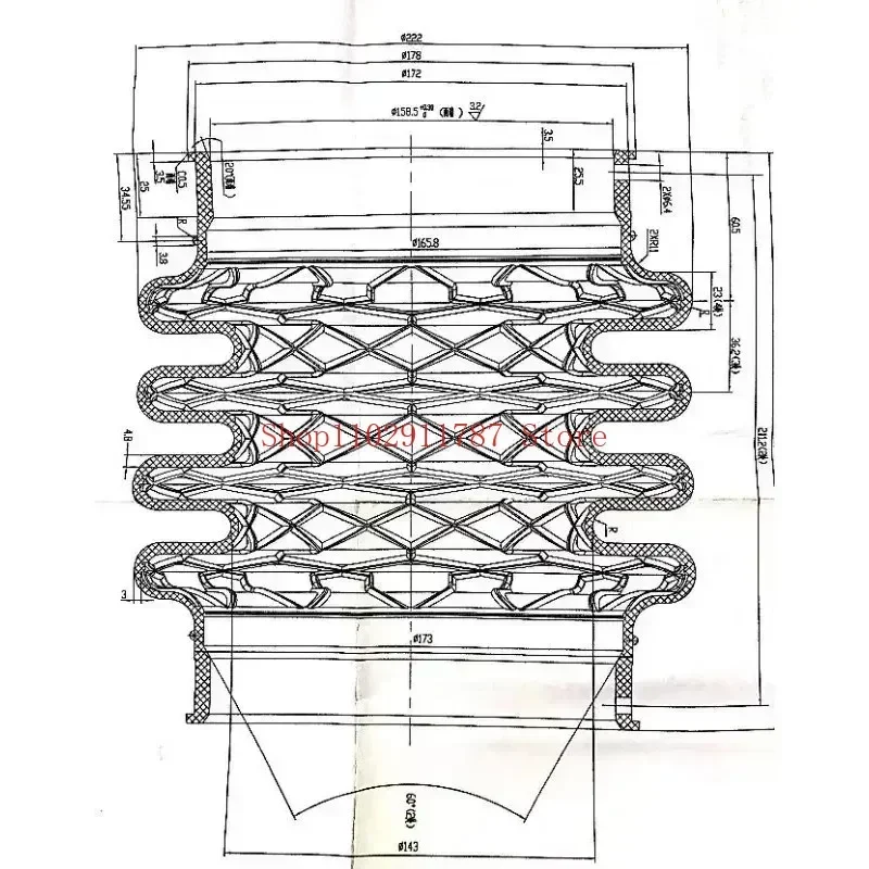 For 160 mm MikasaA MT-74F Rammer Bellow MT74F ID 160mm H 250mm MT70 MT70H MT75 MT85 MT85H MTX80 MTX90 MT65H MT75F MT84F MT84FA