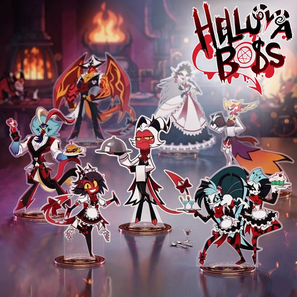 Anime Helluva Boss 2026 New Acrylic Standee Keychain Moxxie Millie