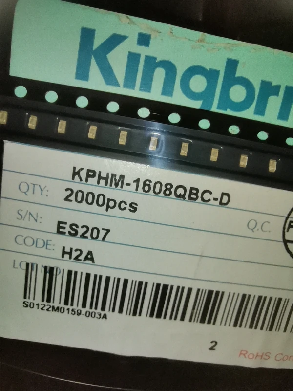 

50Pcs/KPHM-1608QBC-D 0603 (1608) Blue Ultra-thin 0.4t LED