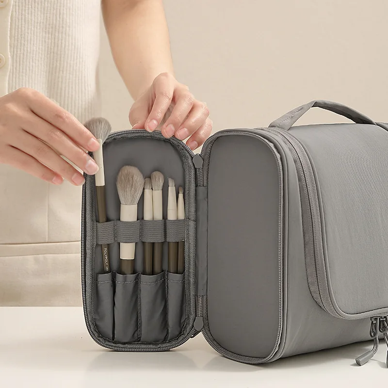 Portable Travel Wash Bag Waterproof Hanging Toiletry Organizer Large Capacity Cosmetic Storage Pouch Shower Toiletry Kit view 3
