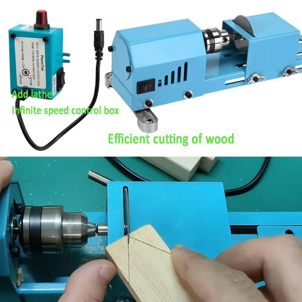 Woodworking Lathe Machine Multi-Function Chuck 11inch 2INCH Machining Diameter Sanding Cutting