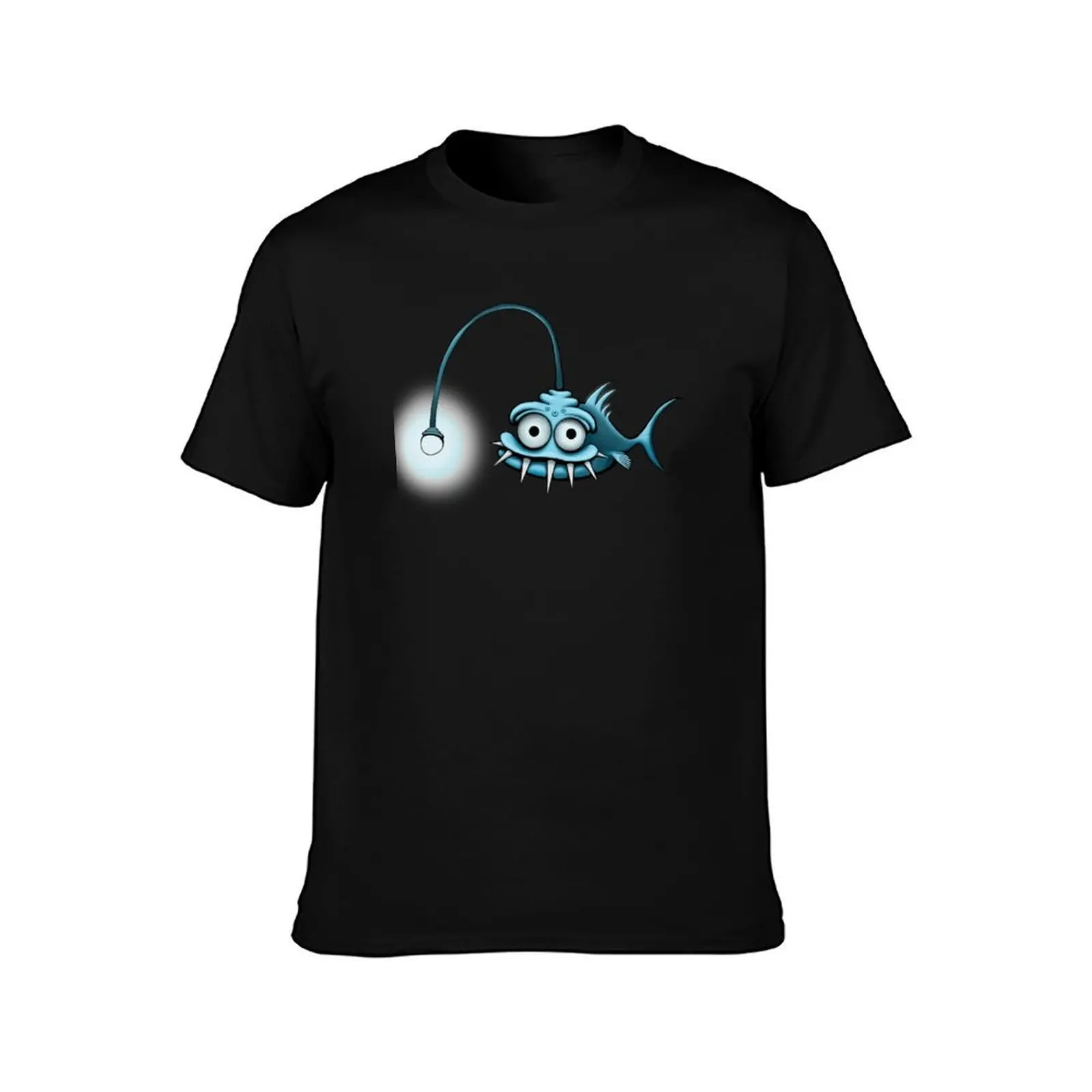 Abyssal fish T-Shirt Summer Casual Cotton Tee Oversized Streetwear Tops Vintage Graphic Print Loose Fit Short Sleeve