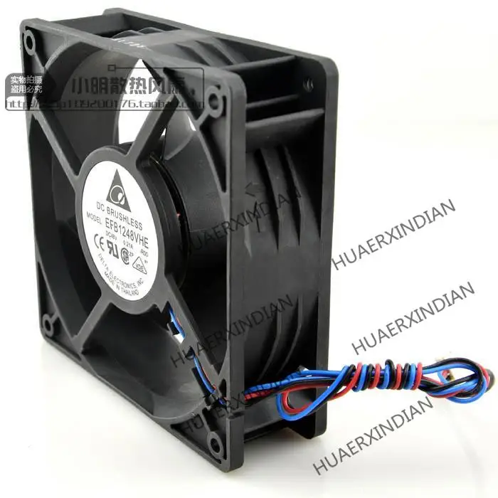 Новый комплект для сборки охлаждающего вентилятора EFB1248VHE 12 см 12038 48 в А