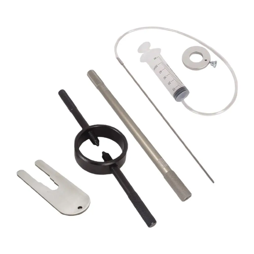 

Набор инструментов для уровня масла вилки мотоцикла, регулируемый манометр, пружинный компрессор, демпфер, инструмент для прокачки стержня, аксессуары для обслуживания велосипеда «сделай сам»