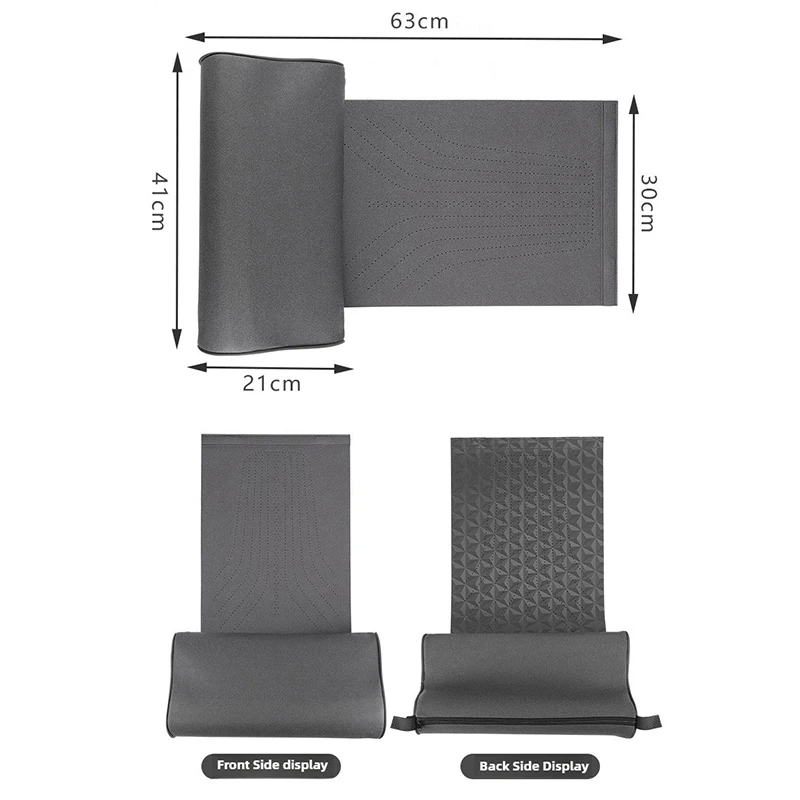 Car Seat Leg Support Extension Mat Universal Auto Extender Seat Cushion Leg Support Pillow For Driver Co-pilot Seat Padding