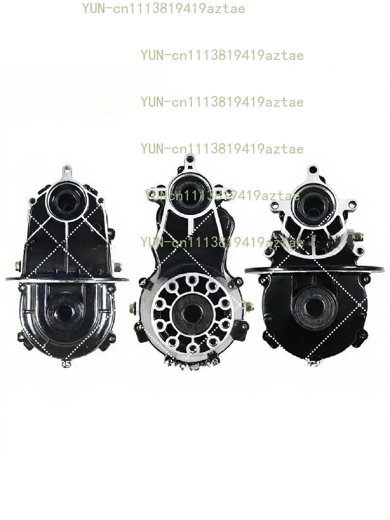 Electric Tricycle Rear Axle Gearbox, Differential & Motor Reduction Gearbox Assembly 16T 18T Split Integrated Type
