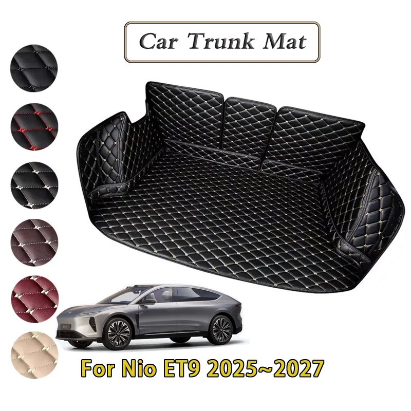 

Коврики в багажник автомобиля для Nio ET9 EV 2025 2026 2027, водонепроницаемые, грязеотталкивающие, полностью коврики в багажник, задний багажник, автоаксессуары